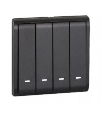 10AX 250V 4G 1W SW W FLUO LOC ,MB